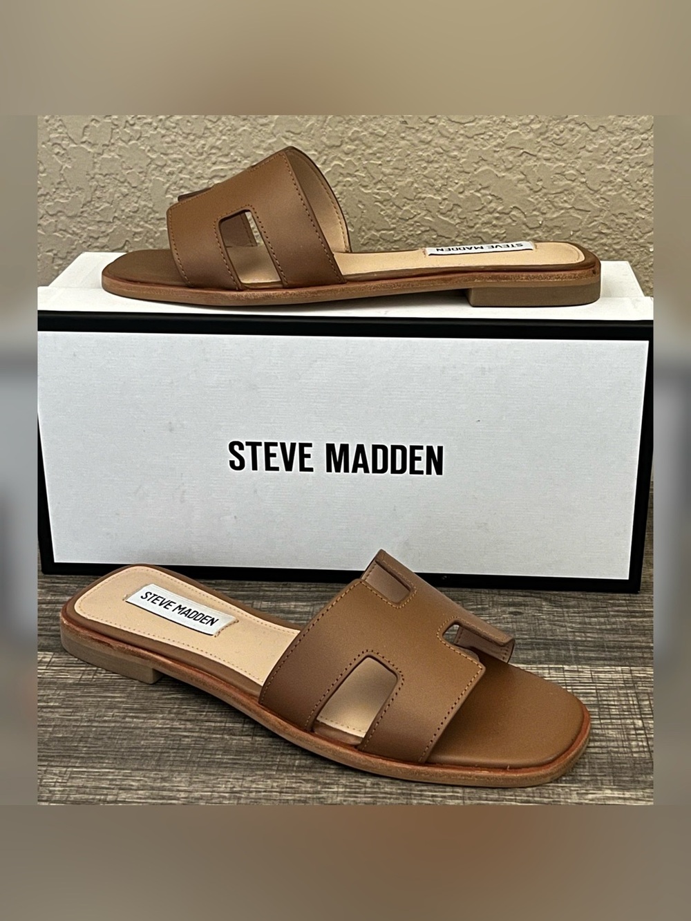 Steve Madden Hadyn Women’s Cognac Color Sandals Size-6M